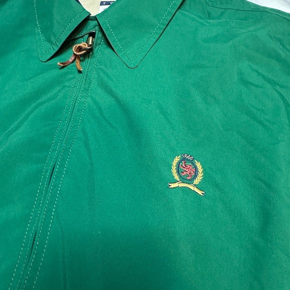 Tommy Hilfiger Green Windbreaker Jacket - Picture 4 of 16